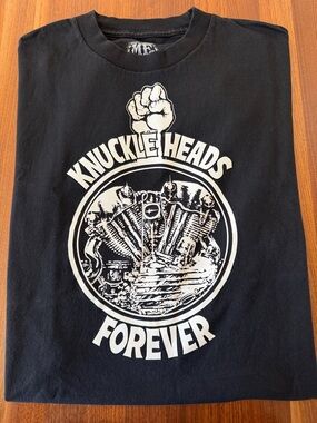 Knuckleheads Forever Graphic Tee - Black